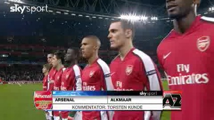Arsenal 4 - 1 Az Alkmaar Highlights 