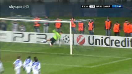 Kiew - Barcelona 1:2 - Гол на Меси Hd