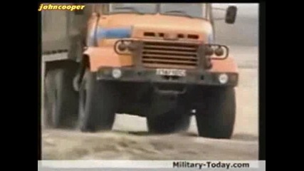 Краз 6322 6x6 в действие