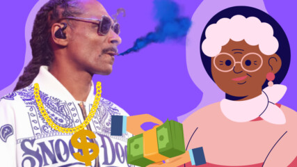 Snoop Dogg ДАРИ ПАРИ НА ВЪЗРАСТНА ЖЕНА 💲🤩👏👏