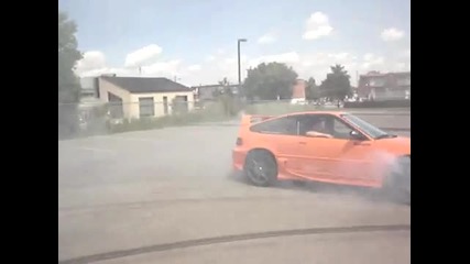 Honda Crx Vtec Пали Гумите !