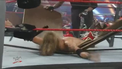 Undertaker Gives Edge Last Ride Through 2 Tables At One Night Stand (hq)