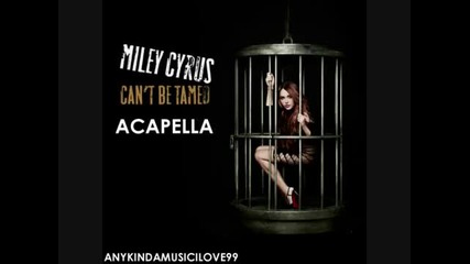 Miley Cyrus - Cant Be Tamed (acapella) 