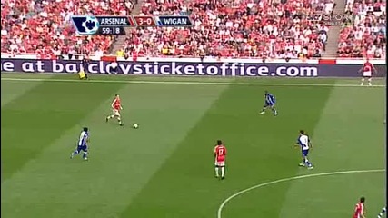 Arsenal - Wigan 3:0 - Гола на Едуардо