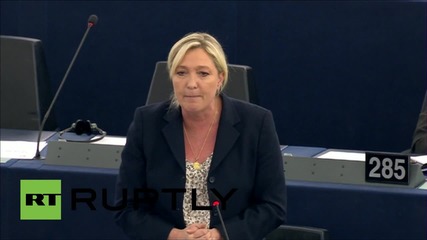 France: Euro and austerity are "siamese twins" - Marine Le Pen