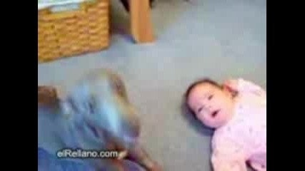 Куче вие на бебе 