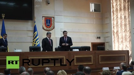 Ukraine: Poroshenko officially appoints Saakashvili as Odessa governor