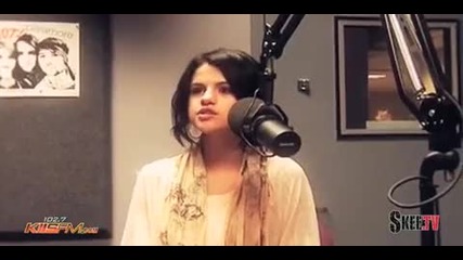 Selena Gomez Talks About Nick Jonas & We Are The World with Dj Skee 