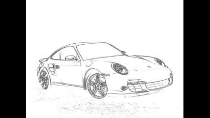 Auto Draw - Porsche