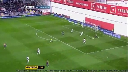 Rayo Vallecano vs Barcelona 0-5 / Lionel Messi 89'