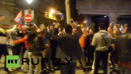 Феновете на ПСЖ блокираха Париж след исторически требъл на техния отбор