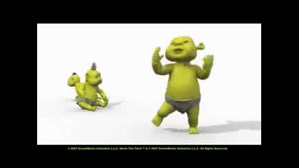 Shrek terceros bailando