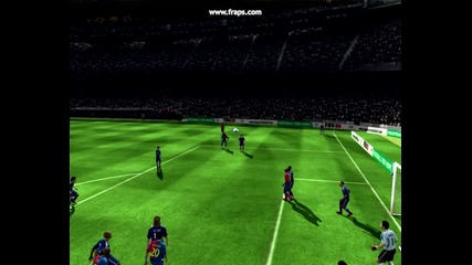 Fifa 09 - Феноменален бразилски гол от воле на S. Eto