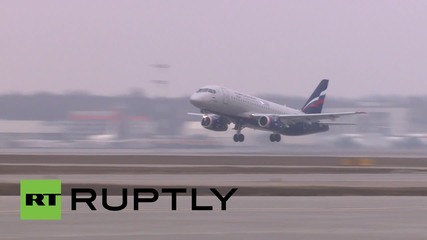 Russia: First WWII 'Victory Day' logo plane takes off ahead of May 9 celebrations