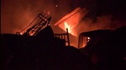 Пожар изпепели дърводелски цех в Крън