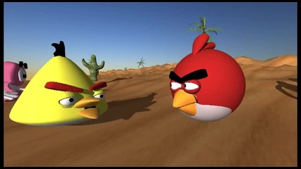 Angry Birds срещу Worms 3d анимация
