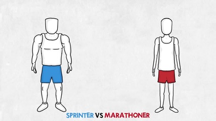 Защо маратонците и спринтьорите изглеждат толкова различно