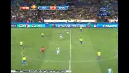 Italy vs Brazil (0 - 3) Fifa Confederations Cup South Africa 2009