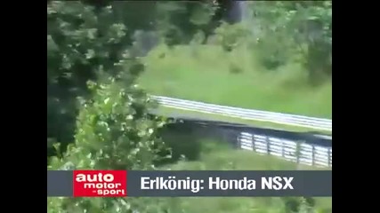 Пиратски снимки на Honda Nsx 500hp 