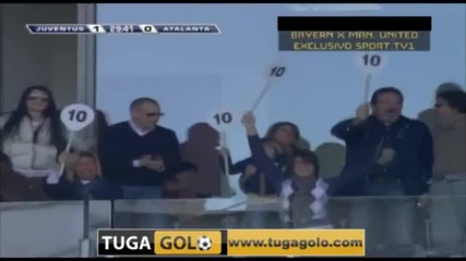 28.03.2010 Феноменален гол на Del Piero Juventus - Atalanta 2:1 