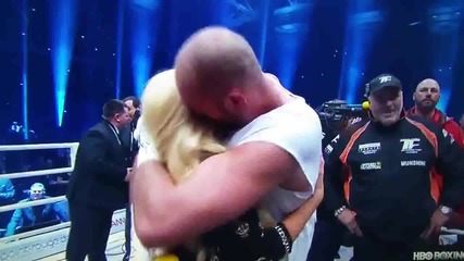 Тайсън Фюри поздрави жена си с песента " I Don't Want to Miss a Thing ", по случай победа над Кличко