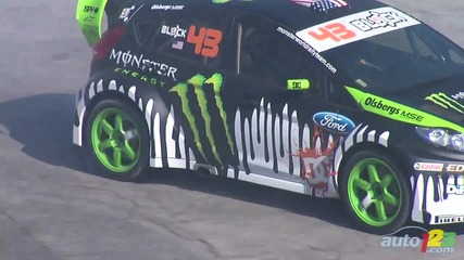 Ken Block does what he does best at Sema 2010 Hd 