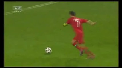 Португалия - Дания 3 - 1 Гол на Кристияно Роналдо 