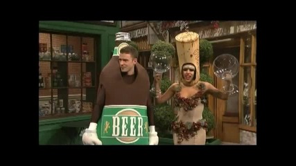 Смешен Скеч! Snl Liquorville with Lady Gaga & Justin Timberlake (high quality)