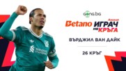 Върджил ван Дайк спечели Betano Играч на кръга в Англия
