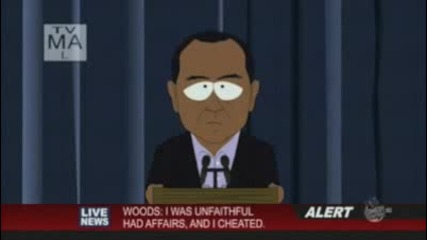 South Park Spoofs Tiger Woods Getting Beat By His Wife For Cheating & The Psa! 