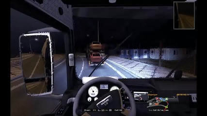 Euro Truck Simulator 2 Gameplay дъжд,завой,намалена видимост,ядове,хубава музика Част 4