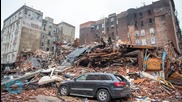 A Pile of Rubble Is All That Remains After Suspected Gas Explosion In New York