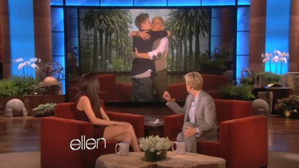 Селена Гомез говори за Джъстин Бийбър ( Ellen Show )