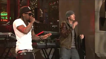 Eminem ft. Lil Wayne Live! кристално качество! [част 1] (втората част в описанието!)