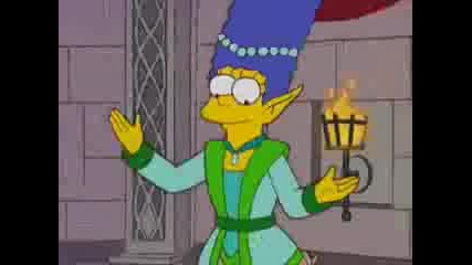 The Simpson - Мардж играе Wow