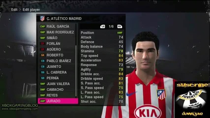 Pes 2010 Лица - Атлетико Мадрид 