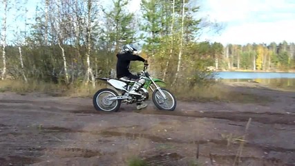 Kx 250 Fmf Gnarly Pipe test 2