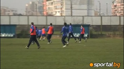 Гаджев тренира на Герена на облекчен режим