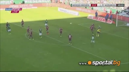 Вердер (бремен) 3-3 Нюрнберг