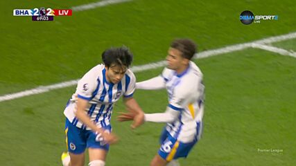 Goal by Brighton and Hove Albion