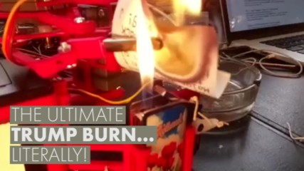 Mystery savior invents epic Trump burn machine
