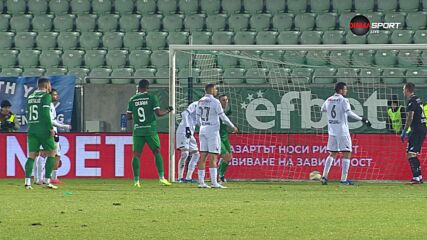 Лудогорец - Славия 1:0 /първо полувреме/