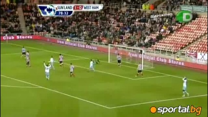 Съндърланд - Уест Хaм 1:0 05.12.2010 