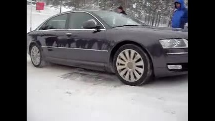 Audi a8 4.2l Ice хълм изкачване