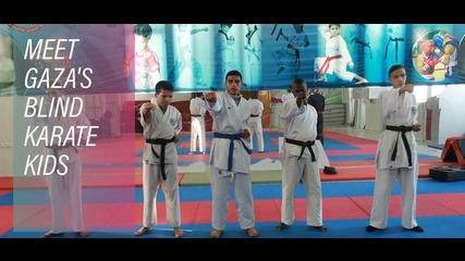 Eye of the tiger: Gaza’s blind karate champs