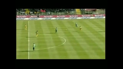 Parma - Siena Bojinov goal 1 - 0 