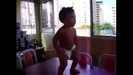 Dancing Baby Doing The Samba In Brazil