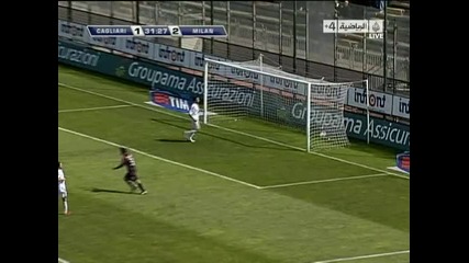 3.04.2010 Каляри 2 - 3 Милан гол на Матри 