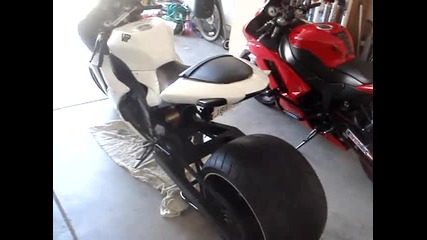 2007 zx10 with 360 fat tire kit.