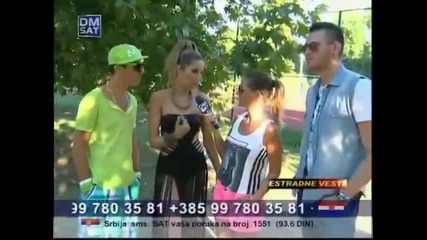 Rada Manojlovic, Cvija & DJ Vujo - Intervju - Estradne vesti - (TV DM Sat 08.08.2013.)